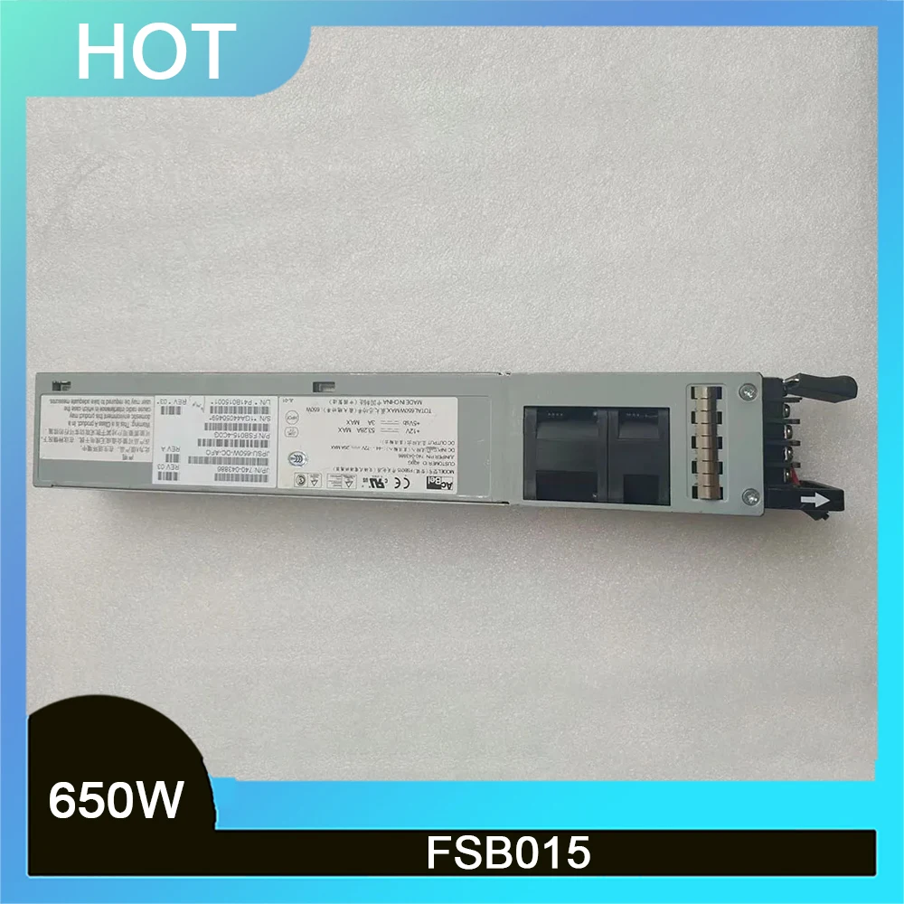 

650W FSB015 для JUNIPER JPSU-650W-DC-AFO 740-043886 источник питания постоянного тока