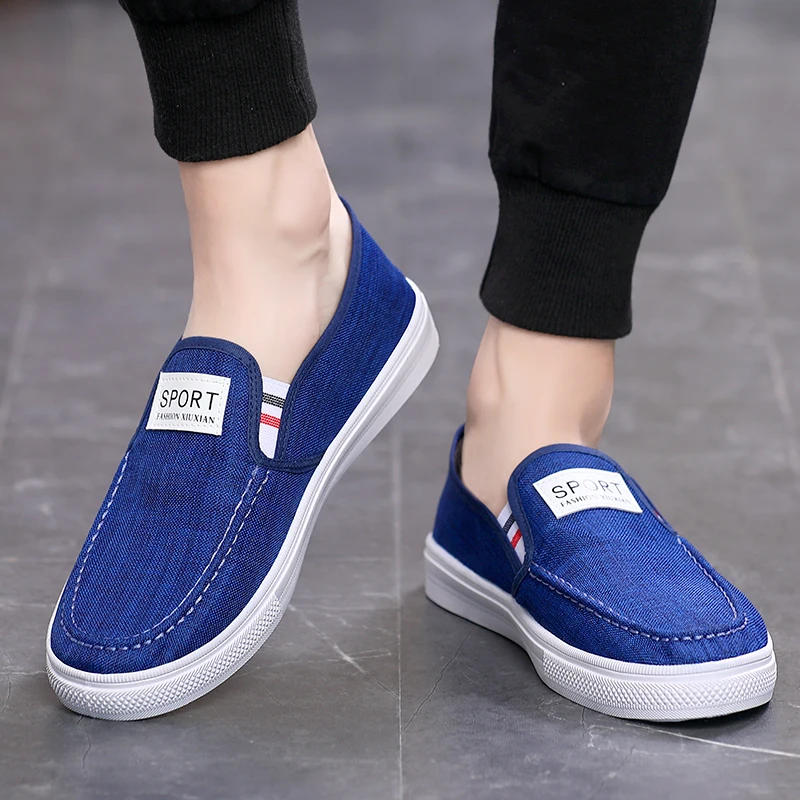 Men's Shoes 2025 Summer New Breathable Deodorant Trendy All-Match Casual Canvas Shoes Men's Sports Soft Bottom Trendy Shoes 5