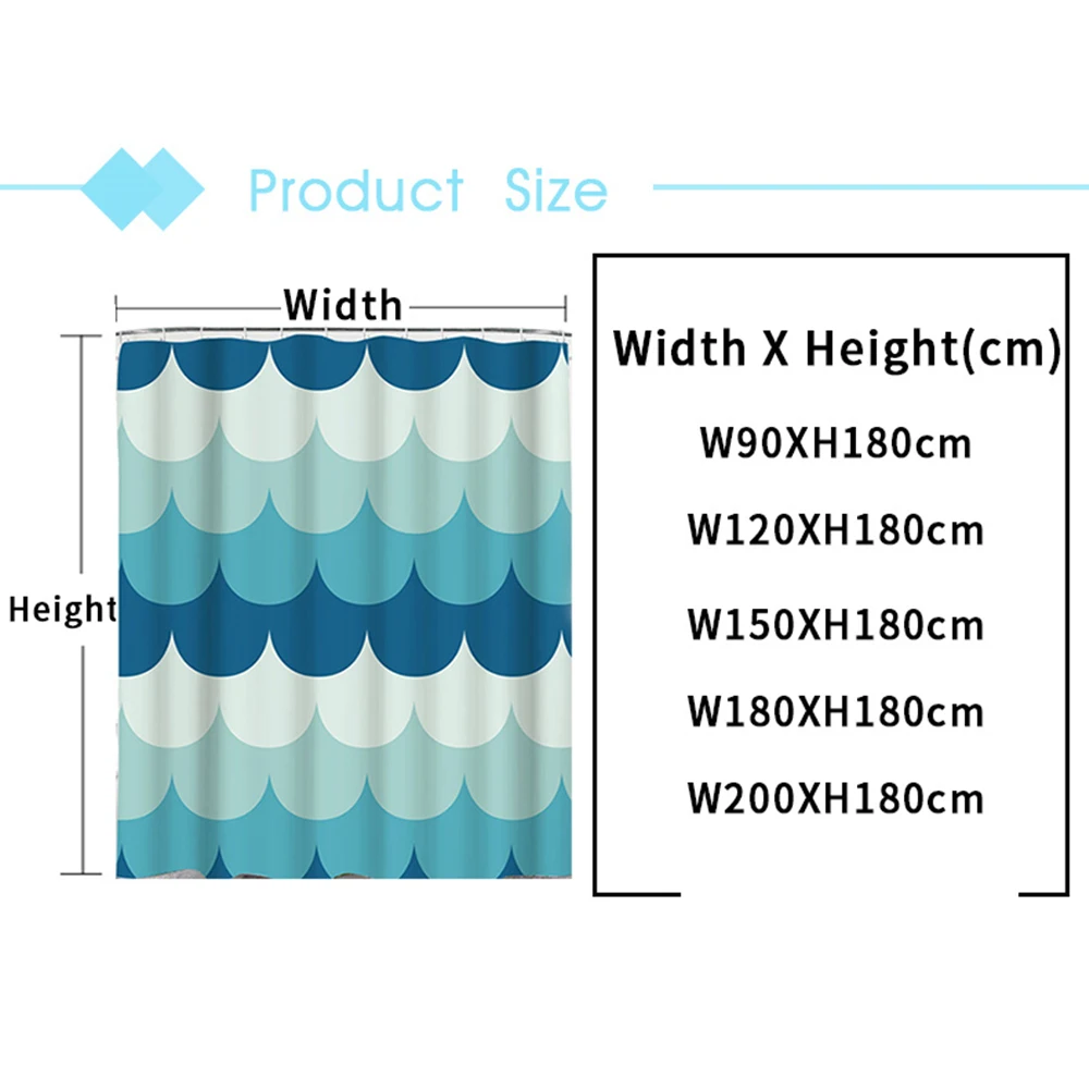 Rural Landscape Creek Stone Lotus Buddha Shower Curtain Bathroom Curtain Frabic Waterproof Polyester Bath Bathtub Screen