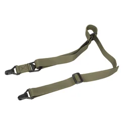 Enhanced Tactical Rifle Sling Lanyard - Adjustable Nylon Shoulder Strap for Safety and Versatility (Green)
