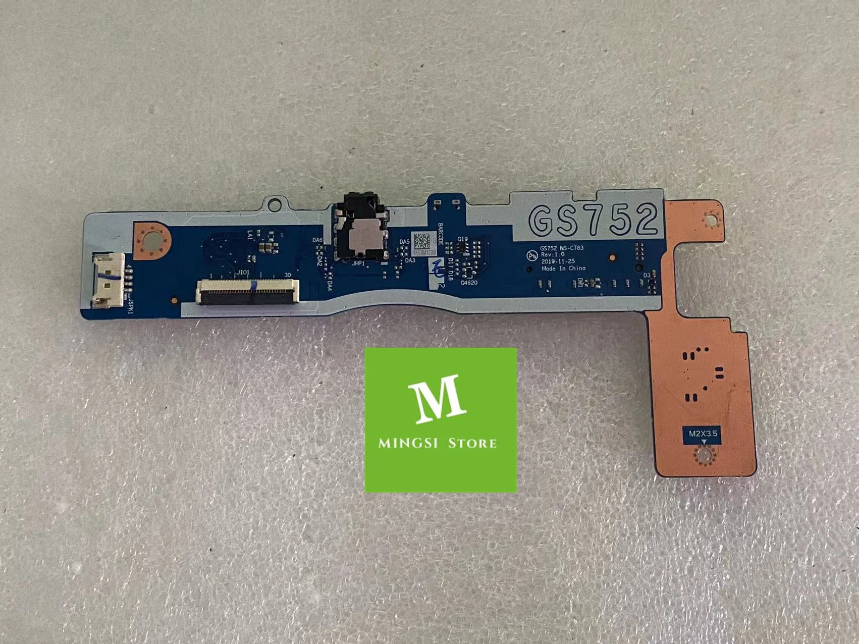 Placa de Botão de Alimentação Áudio para Lenovo Ideapad 17iil05 17ada05 15iil05 Gs752 Gs751 Gs750 Ns-c783 Ns-c863 Cabo Nbx0001se - Imagem 4