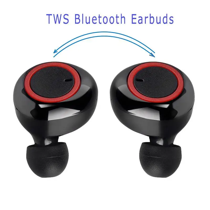 

10pcs Led Display Waterproof Earphones Sport Earphones Earbuds Wireless Bluetooth 5.0 Stereo Headset Touch Control 9D With Mic