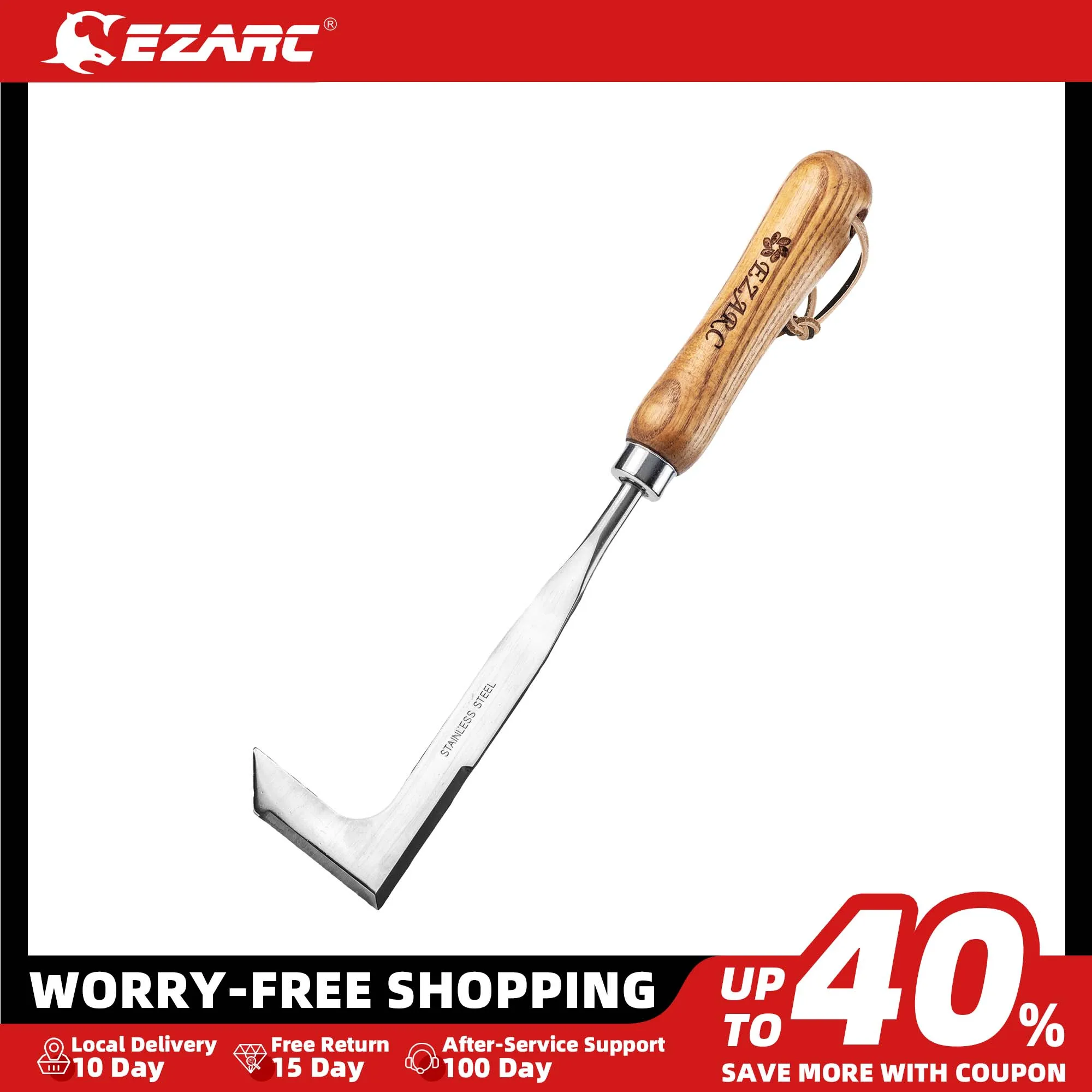 EZAEC Crack Weeder Crevice Weeding Tool Stainless Steel Manual Weeder