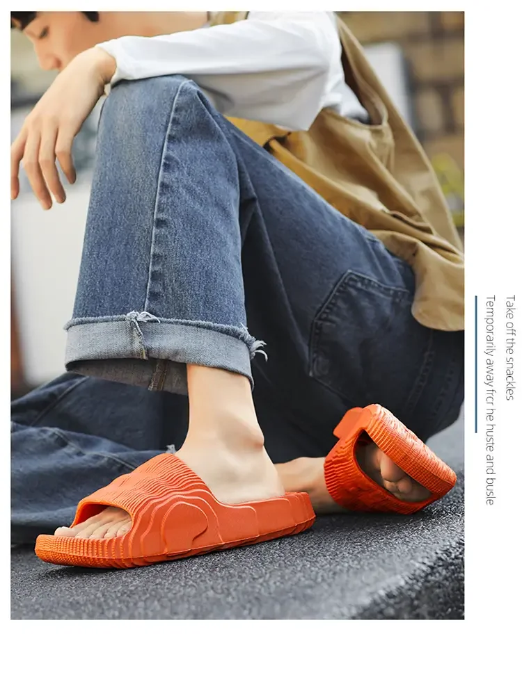 Herren- und Damen-Sandalen: Luxuriöse, ultraleichte Outdoor-Slipper für Sommer und Strand – Rutschfeste, weiche Unisex-Sandalen – Detail 18