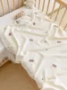 Baby Blanket Children Summer Waffle Bamboo Fiber Cold Silk Blanket Kindergarten Baby Lunch Break Summer Blanket 5