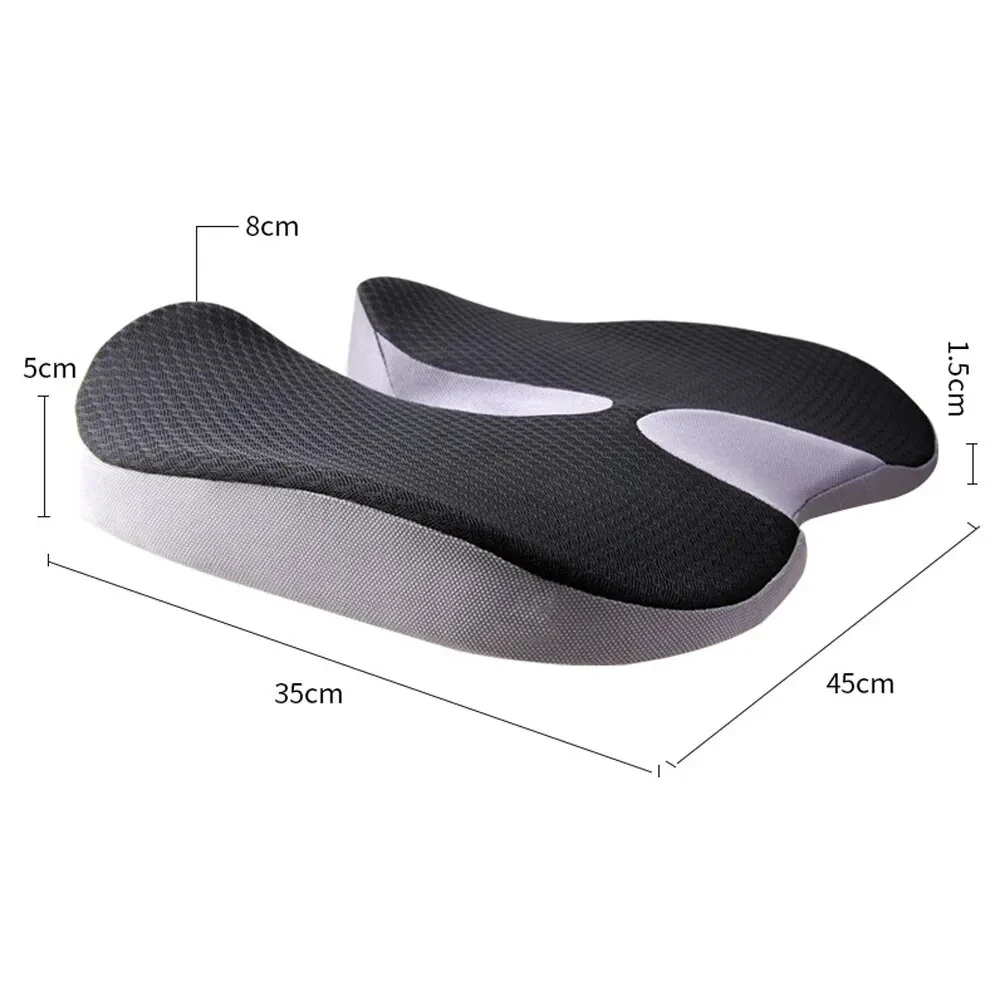 Cuscino Ortopedico Memory Foam In Gel TPE – Antiscivolo Per Coccige E Sciatica
