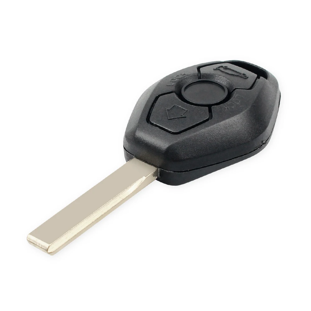 Haneex Cubierta de llave remota para llave de diamante BMW Serie E E38 E39  E46 Z3/Z4 E83 E53 Diamond Remote Key (blanco brillante)