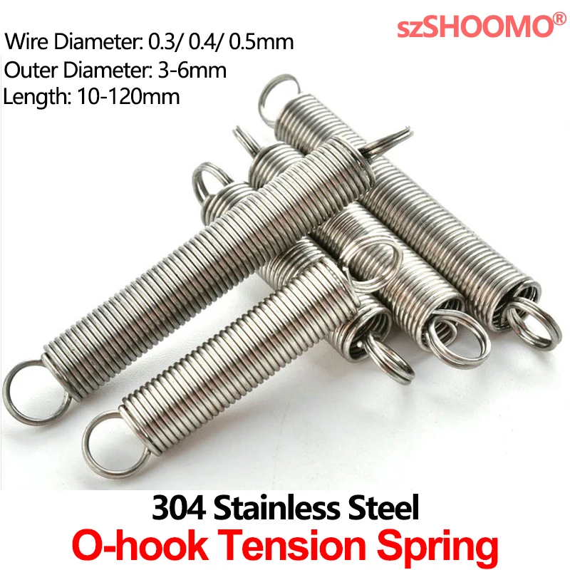 Expansion Stainless steel Spring Extension Wire diameter 0.3-0.5mm Tension 