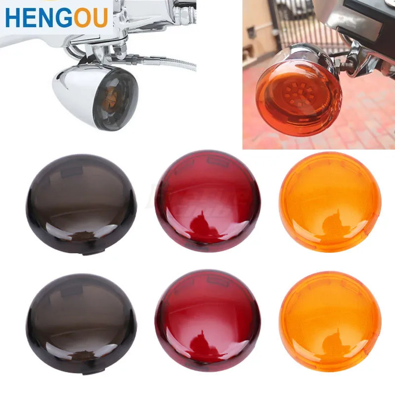 

Черные, красные, желтые крышки для индикатора мотоцикла, задние крышки для Softail Electra Glide Road King Sportster 883 1200