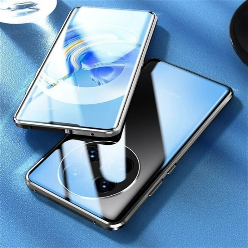 Cover Per Huawei Nova 12i Antiurto Con Staffa Rotante 360° | Doppio Strato PC + TPU + Vetro Temperato Incluso | Custodia Nero