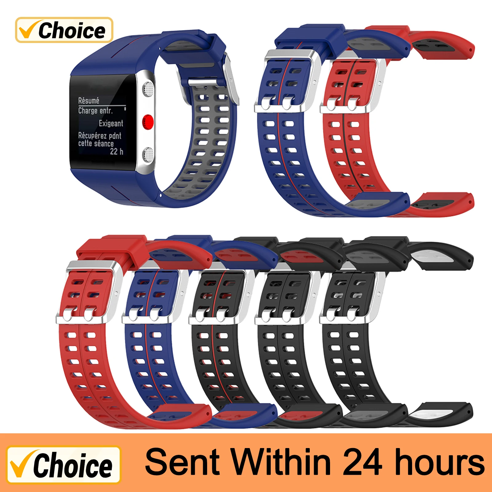 Watch Band Replacement Silicone Outdoor Shopping Wearing