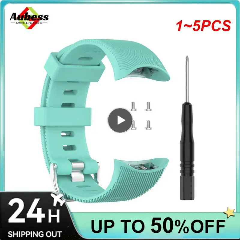 Cinturino Per Orologio A Sgancio Rapido Da 1 ~ 5 Pezzi Per Cinturino Garmin Forerunner 45 45S 935 Gps Con Strumento Fashion Sports Silicone