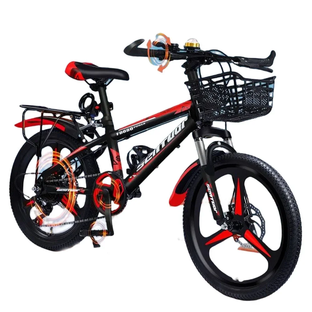

Kids Mountain Bike 20/22/24 Inch Bicycle Outdoor Wear Resistant And Anti-Skid Variable Speed Integrated Wheel Student