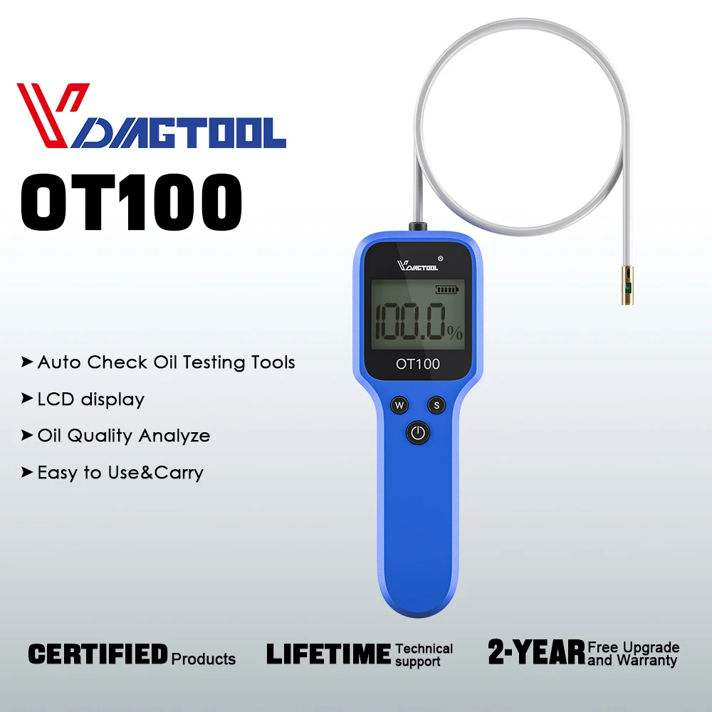 

Тестер масла VDIAGTOOL OT100, устройство для проверки масла DOT3/DOT4/DOT5.1