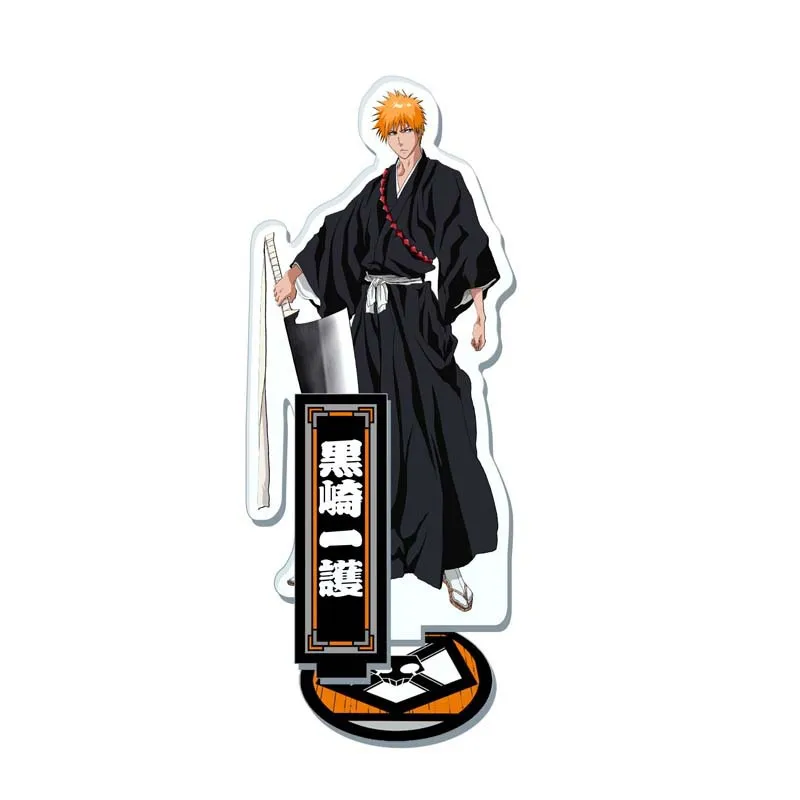 Hot Popular Anime BLEACH Acrylic Stand Kurosaki ichigo Urahara Kisuke Aizen Sousuke Figure Cosplay Acrylic Stand Model Decor