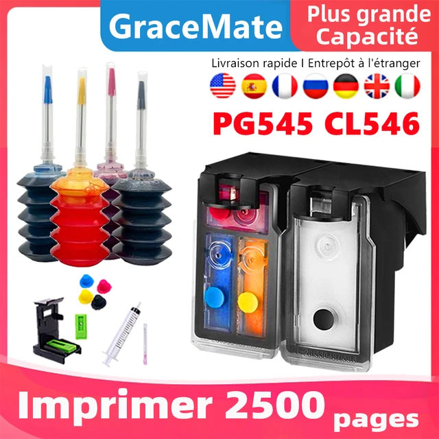 Gracemate – Cartouche D'encre Rechargeable Pg545 Cl546