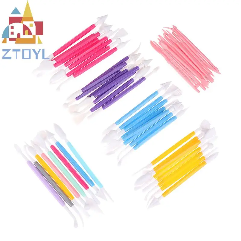 8/14pcs Plastic Clay Sculpting Set Polyform Sculpey Set Polymer Modeling Clay Tools,play dough tools,modeling tools