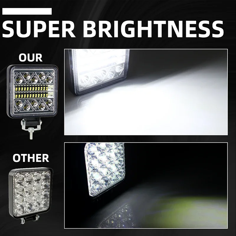 รูปสินค้า LED Light Bar 102W สำหรับรถยนต์และรถบรรทุก