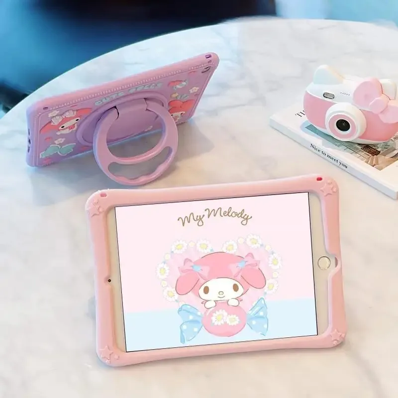 Cartoon Melody Stand Tablet Silicone Protective Case