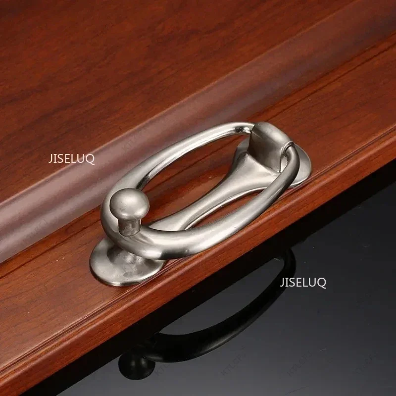 Nordic Retro Door Anti-theft Door Ring Knocker Modern and Simple Personality Zinc Alloy Knocker images - 6