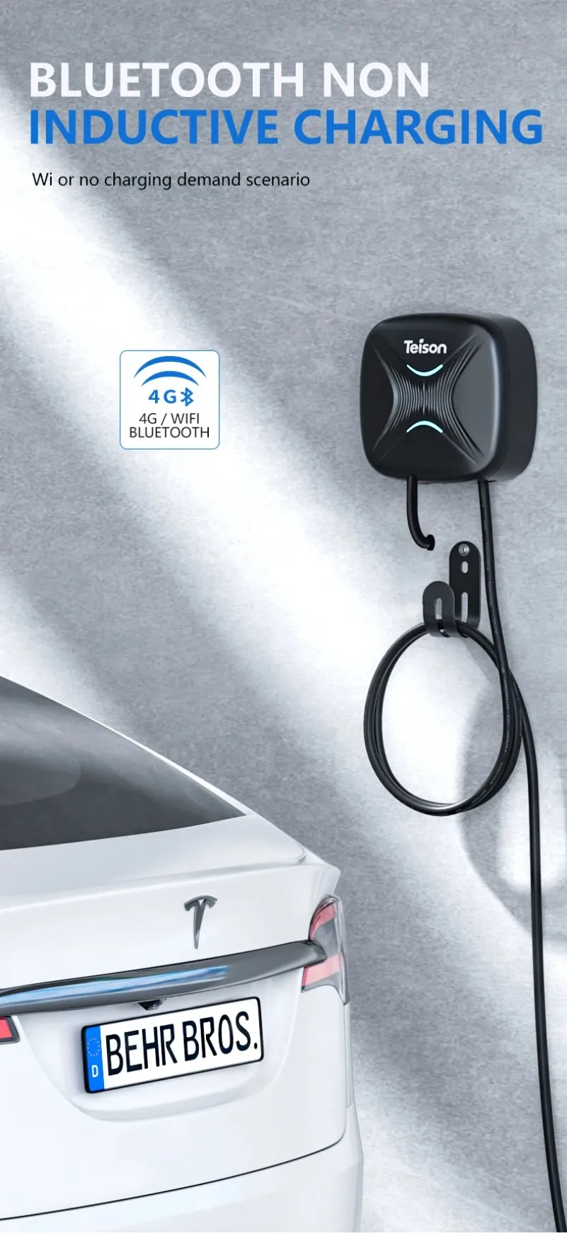 Adatto Per Veicoli Elettrici Teison Smart App Wifi 7Kw Ev Wallbox Charger App Home Caricabatterie Per Veicoli Elettrici A Ricarica Rapida