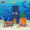 Spongebob Building Blocks Krusty Krab Restaurant Pineapple House Squidward Room Scenes Patrick Star Figure Model Toys Kids Gifts 2