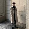 Trench coat Brand New Spring Trench Korean Men's Fashion Overcoat Male Long Windbreaker Streetwear Men Coat Outer Wear Clothing 4