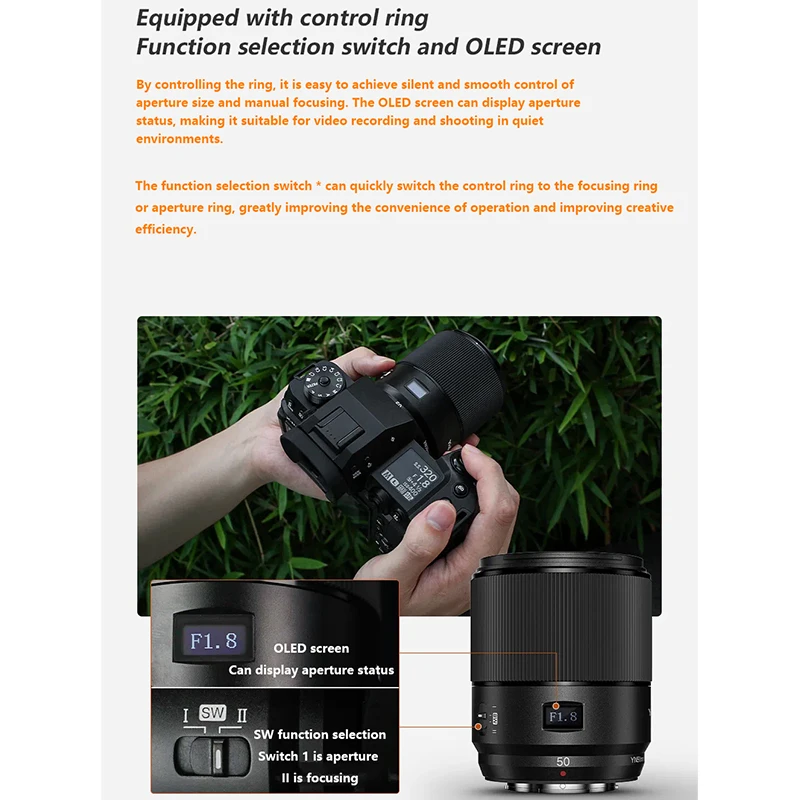 Фото Объективы для камеры YONGNUO YN50mm F1.8X DA DSM Pro APS-C фиксированный фокус AF/фотосессия для Fujifilm X фотосессия №4
