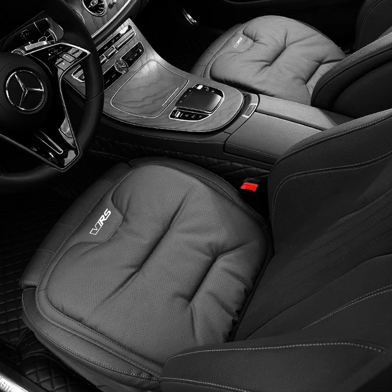 Breathable Car Seat Cover Thickened Soft Anti Slip Auto Chair Cushion Pad for Skoda VRS Emblem Mk3 Octavia Kamiq Kodiaq Karoq RS