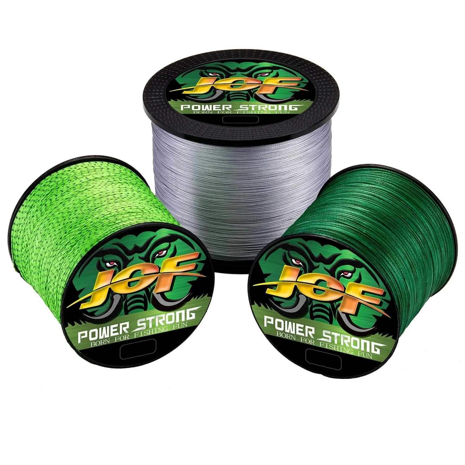 JOF intrecciato lenza Super Strong Fly Wire 100% PE multifilamento 8 fili 100M 300M 500M 1000M Carp Woven Thread Tackle