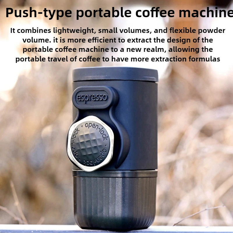 100mL High-capacity Portable Hand-pressed Coffee Machine Espresso Coffee Machine Home Travel Outdoor Small Espresso