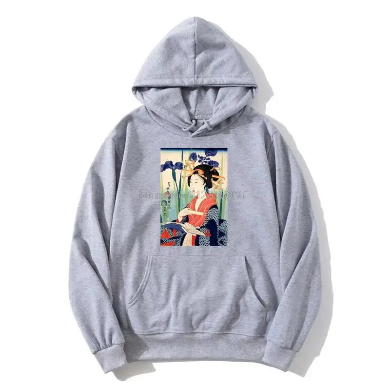 Japanese Aesthetic Retro Vintage Japan Woodblock Hoodie Men Unisex Hooded Sweatshirt Oversized Sweter Harajuku Streetwear
