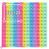 12x12 Multiplication Games Math Toys, Times Table Learning Teaching Educational Fidget Toys Gifts for Kids Grade 2 3 4 1