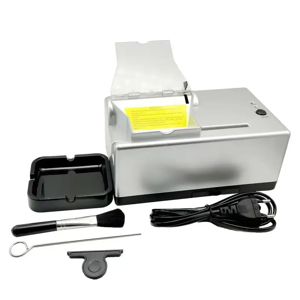 5.5mm 6.5mm 8mm Caliber Automatic Cigarette Machine Electric Tobacco Rolling Machines with Roller Tray DIY Smoking Accessories