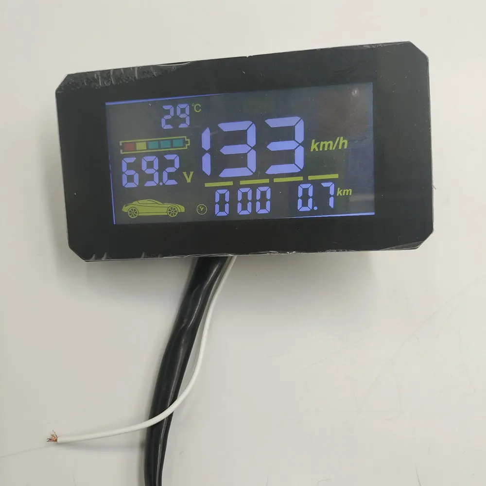 Electric Bicycle Simple Modification LCD Instrument for ebike with Lead Acid or Lithium Battery