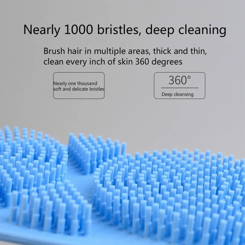 Bath exfoliating brush Body Sponge Silicone Brush Bath Towel Bath Gel Cleansing Skin Brush Massage Shower Extended Scrubber