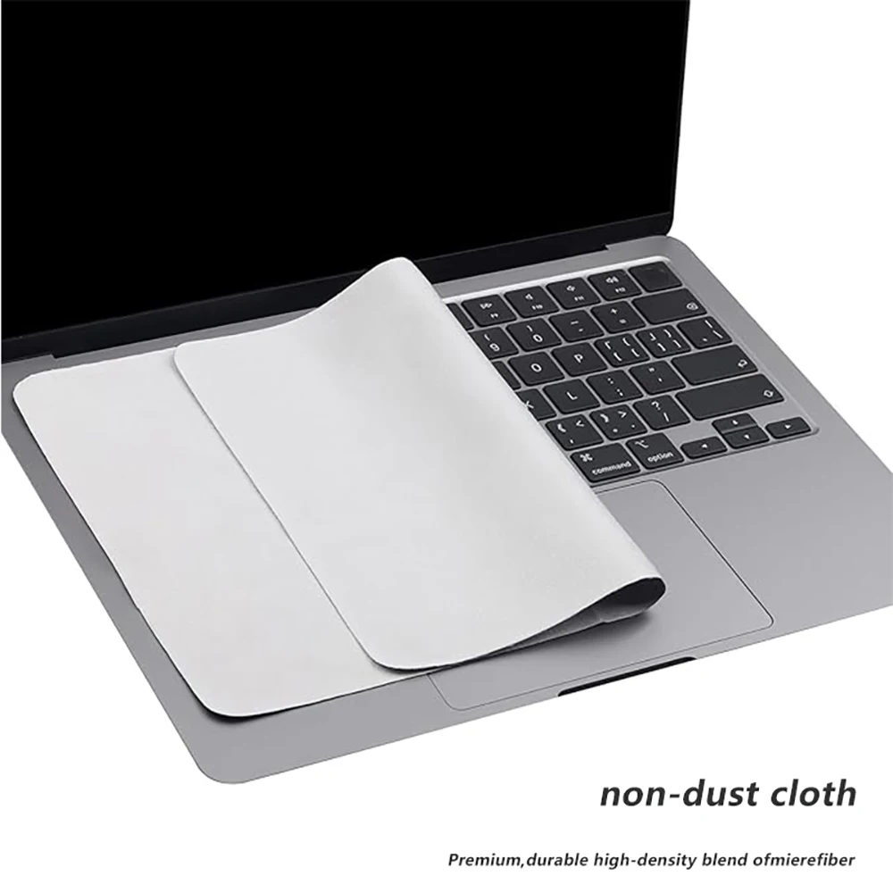 Copertura protettiva per notebook adatta per laptop Apple, panno antipolvere per tastiera, panno per la pulizia dello schermo