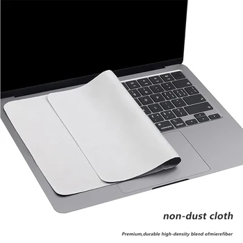 Copertura protettiva per notebook adatta per laptop Apple, panno antipolvere per tastiera, panno per la pulizia dello schermo
