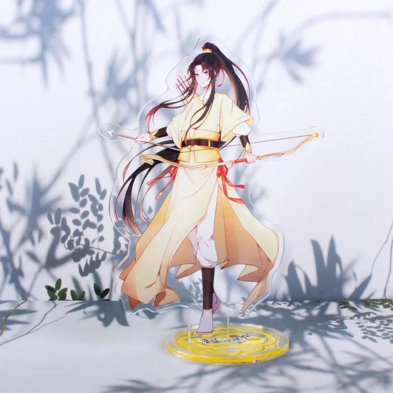 はち‼️甥っ子念入りバッグcharm⭐️黒魔術セット Anime Mo Dao Zu Shi akrylowy stojak Model płyta Untamed Lan