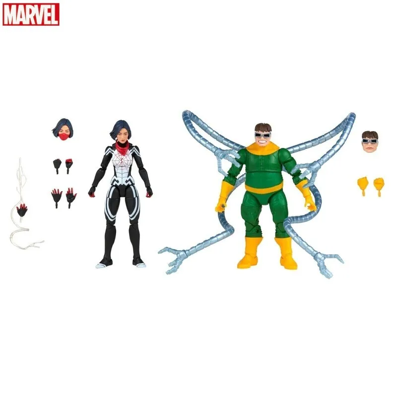 

Фигурка из серии «Легенды Marvel» на 60-летие, доктор Доктор осьминог, 2 головки, 6 дюймов