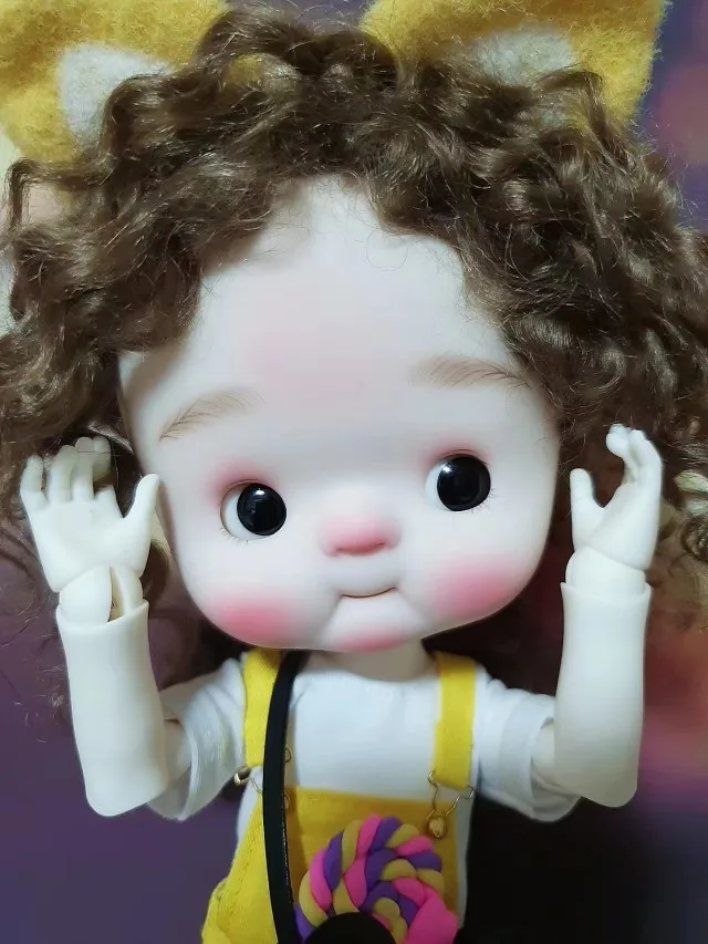 

Парик из мохера Blythe для шарнирных кукол, 9-11 дюймов