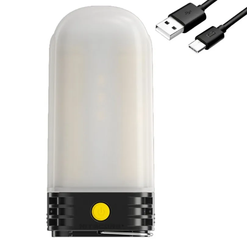 NITECORE LR60 라이트 보조베터리 충전기, 충전식 휴대용 하이 CRI LED 야외 캠핑 랜턴, USB-C 충전, 280 루멘