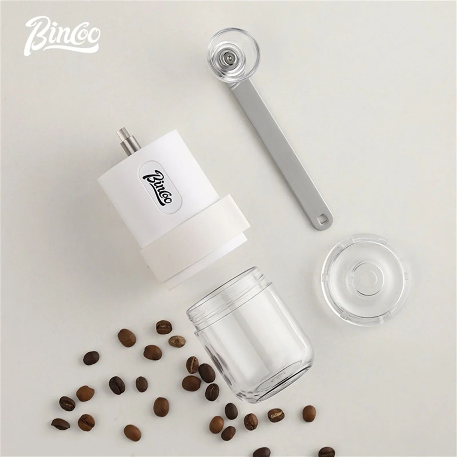 مطحنة قهوة يدوية قابلة للطي من BINCOO، مطحنة محمول...