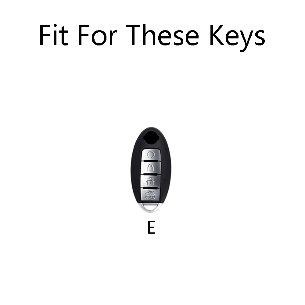Premium Carbon Fiber Car Key Case Cover - 4-Button Protection