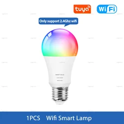 Smart LED Light Bulb with Bluetooth and WiFi Control - Voice - Activated RGB Lighting Compatible with Alexa and Google Assistant (AC220V)