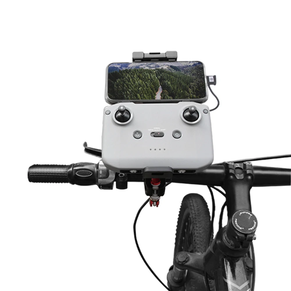 핸들 바 브래킷 자전거 놀이 장식, 야외 프로펠러, DJI 매빅 에어 2 리모컨 사이클링 클립 마운트