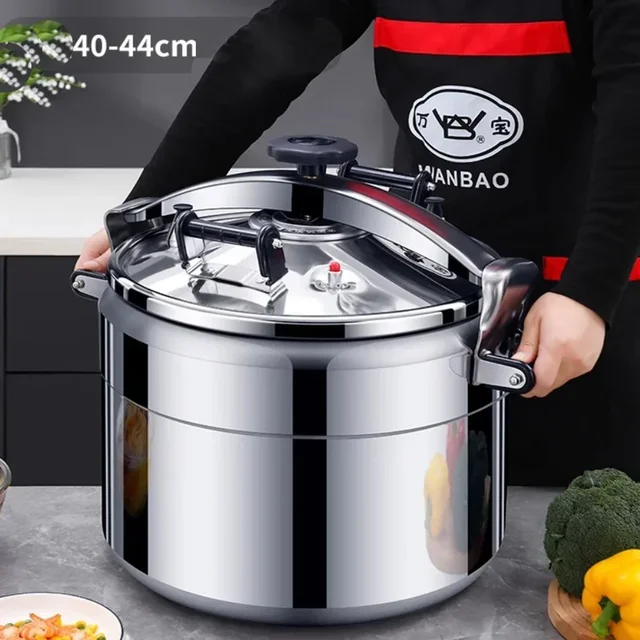 50L Commercial Pressure Cooker Thickened Large Capacity Gas Induction Cooker Universal Explosion-proof Household Pressure Cooker 5