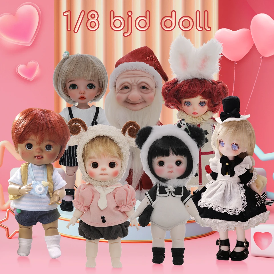 

Подарок на день Святого Валентина 1/8 BJD 16 см кукла из смолы игрушки высокое качество лучший полный набор лати лютс Yosd мяч шарнирная кукла