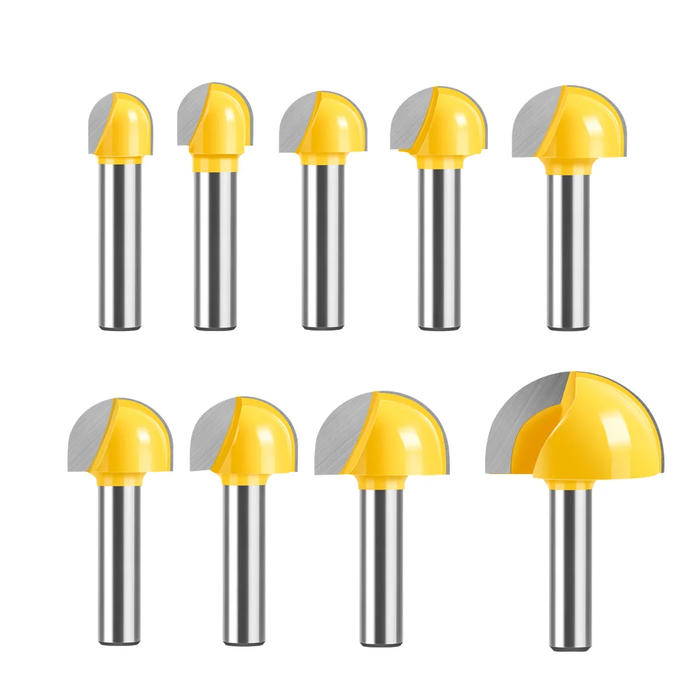 8mm Shank Round Bottom Wood Router Bit