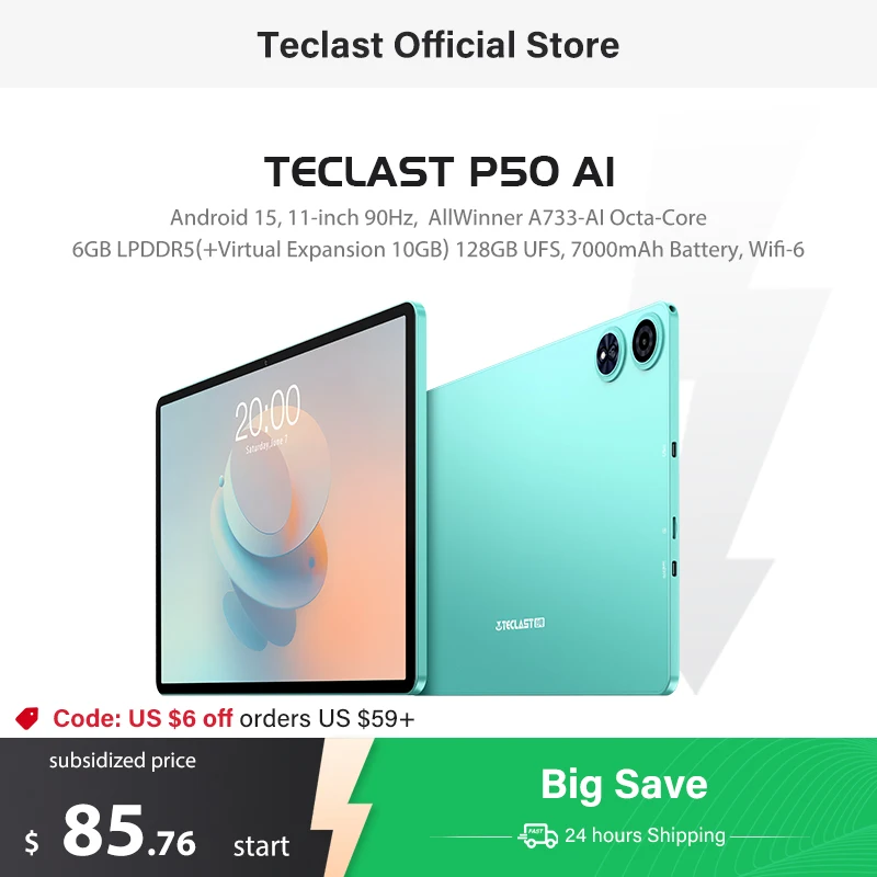 Android 15 Teclast P50 AI Tablets 11